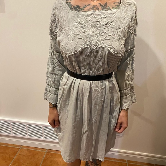 Wilfred long sleeve knee length dress small - Picture 4 of 5